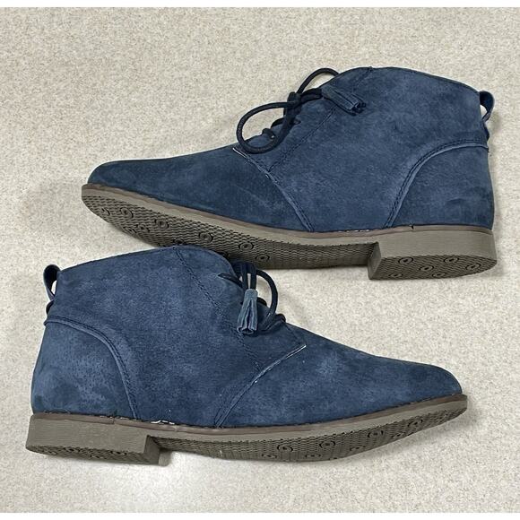 SPRING STEP Suede Leather Ankle Booties Women's Size EU 39/US 8.5 'Morgana' Navy - Picture 5 of 10